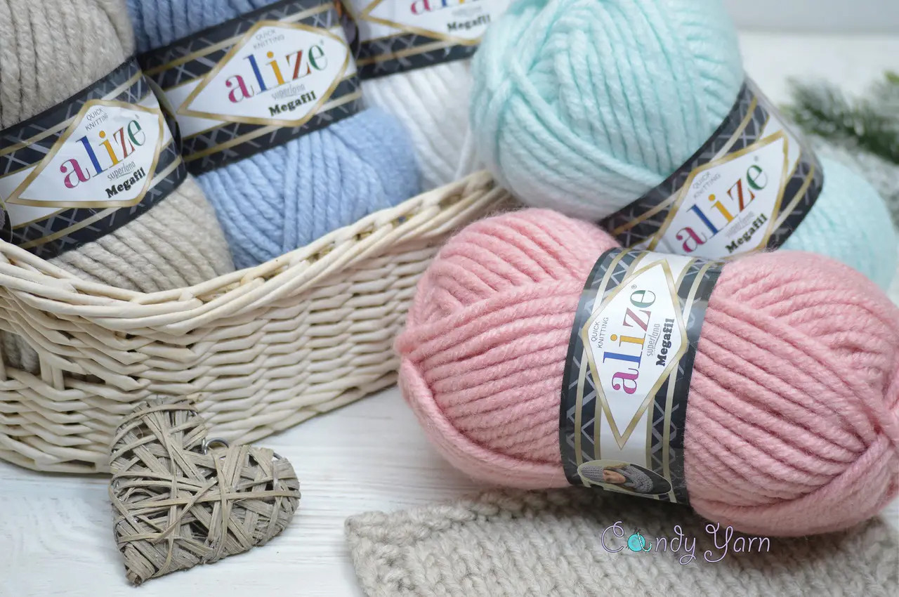 Alize Megafil Super Lana, Серый №21 (ID#1692440726), цена: 69.99 ...