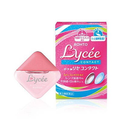 Щоденні краплі під час носіння контактних лінз Rohto Lycee Contact Eye Drops, індекс свіжості 1