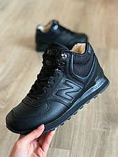 Зимові підліткові кросівки New Balance 574 на хутрі, фото 2