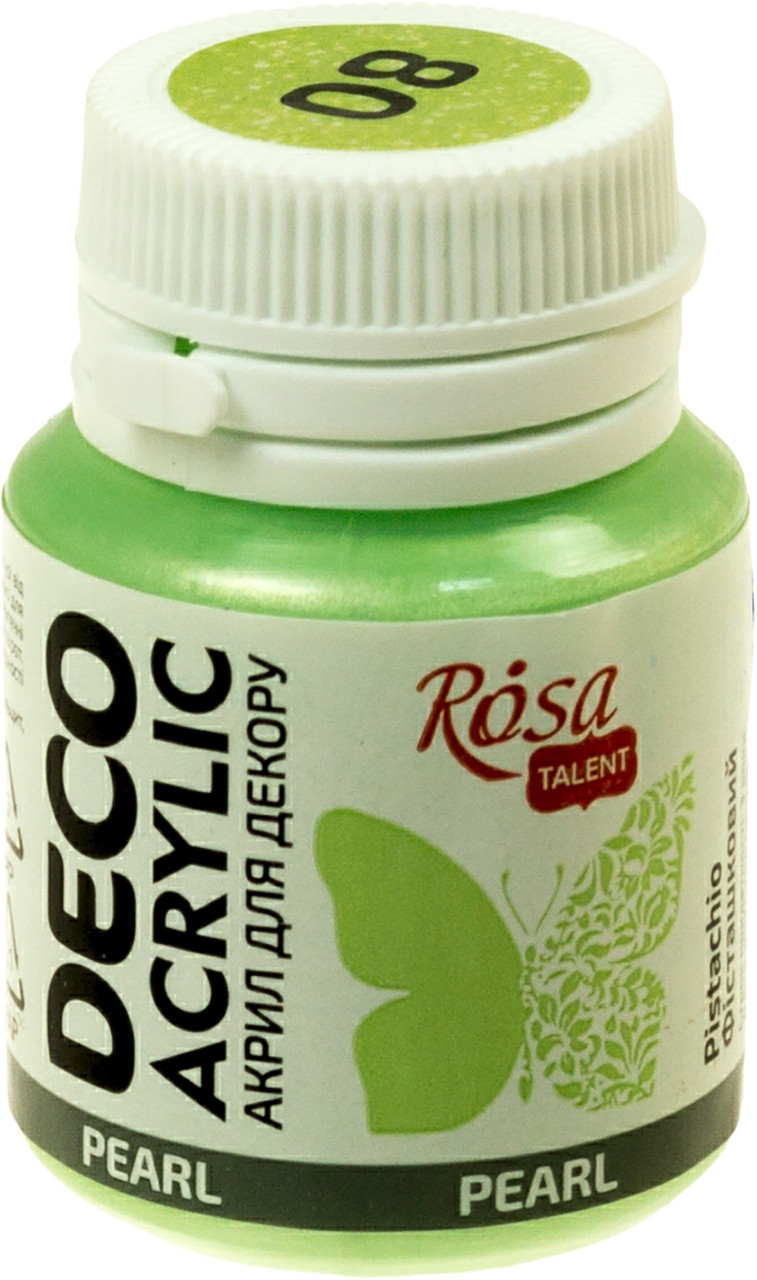 Акрил для декору "Rosa Studio" 20мл №22040/3315 перламутр фісташковий