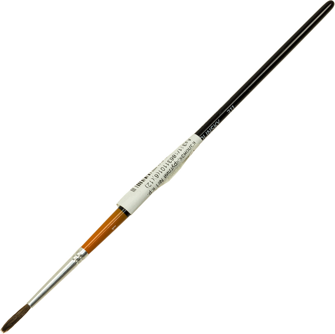 Пензлик худож. "Rosa Start" колонок,круглий №1 к.р. №311/18631101(6)(12)