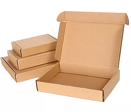 Картонна коробка самозбірна місткістю до 0,5 кг фактичної або об'ємної ваги 240*170*50