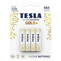 Батарейки AAA Tesla Gold+ LR03/1.5 (4 шт)