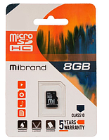 Mibrand MicroSDHC 8GB Class 10