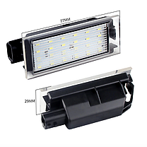 LED підсвітка номера для RENAULT (Рено) Clio Espace Kangoo Koleos Kadjiar Laguna Master Megane Traffic Twingo, фото 3
