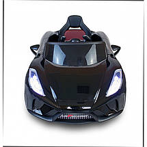 Дитяча машина на акумуляторі Just Drive LAMBO V12. 2 мотори по 30 Вт, MP3, 6 км/год. Чорний, фото 2