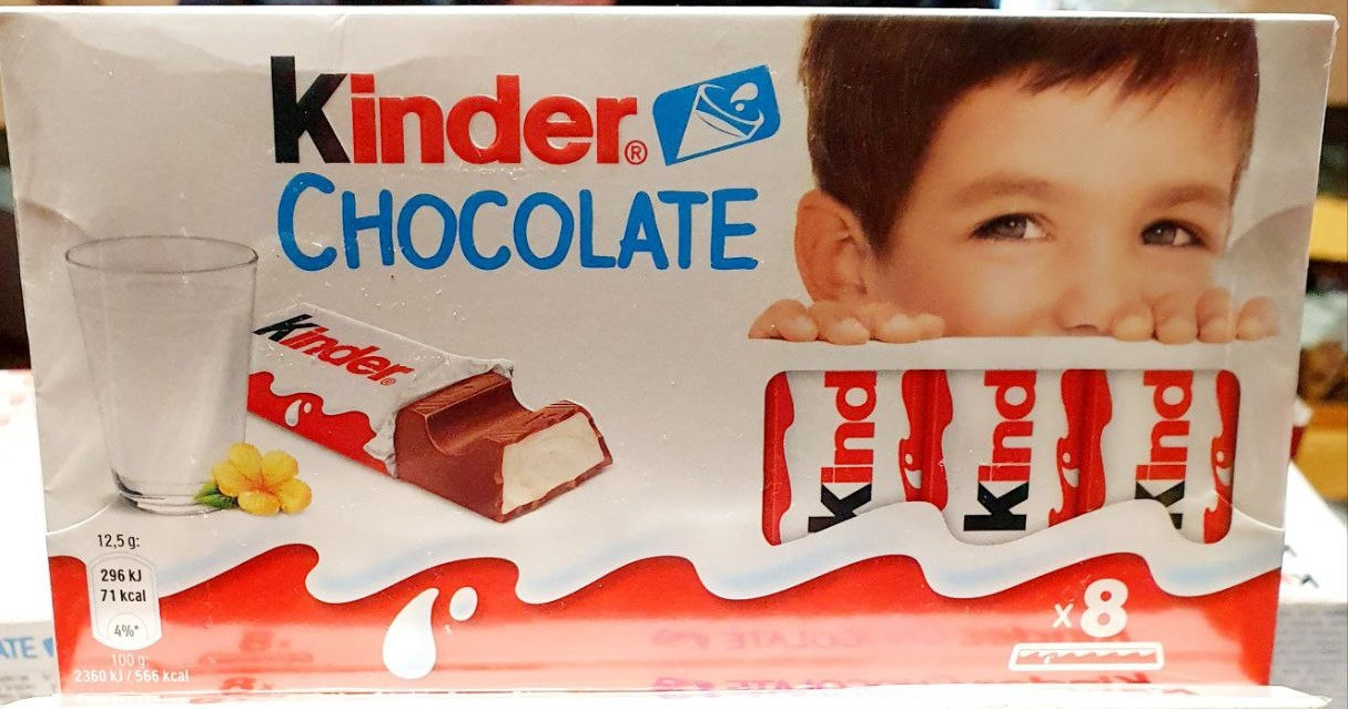 Шоколад Kinder Chocolate 100 г.
