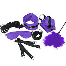 Набір БДСМ Art of Sex — Soft Touch BDSM Set, 9 предметів, Фіолетовий | Limon, фото 3