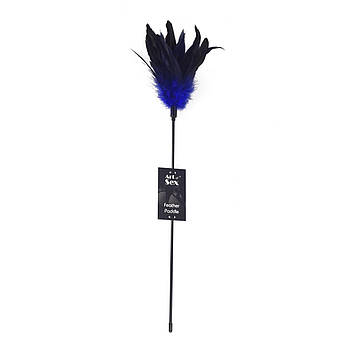 Щікання синє Art of Sex — Feather Paddle, перо молодого півня | Limon, фото 2