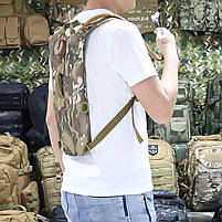 Гідератор питна система AOKALI Outdoor B09 3L Camouflage CP тактична сумка для води в дорогу шт., фото 6