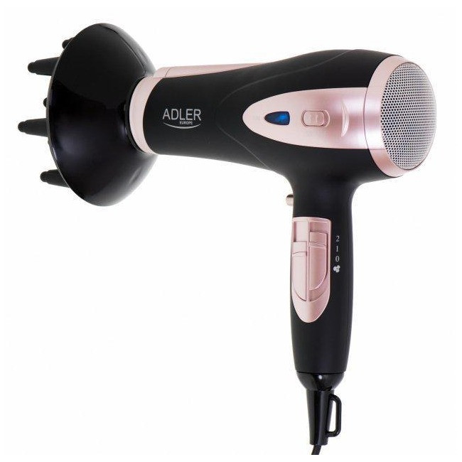 Фен для волосся з іонізацією Adler AD 2248 ION black (SHiz13785), фото 1