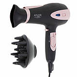 Фен для волосся з іонізацією Adler AD 2248 ION black (SHiz13785), фото 2