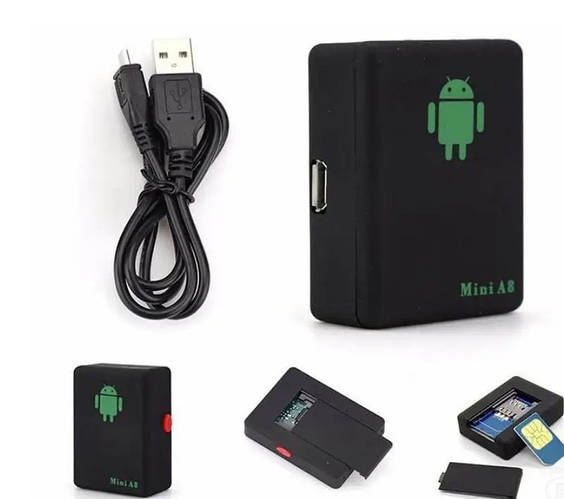 GPS трекер для авто, животных Mini A8 3450 с sim-картой (ID#1692493889 ...