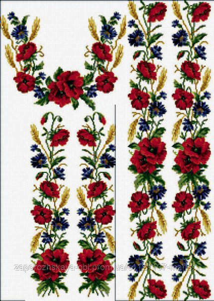 Вишиванка 10 Вафельна картинка , фото 1