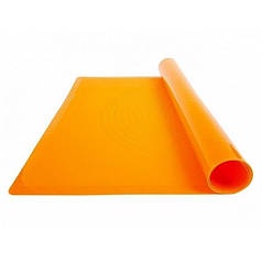 Килимок кондитерський силіконовий Tiross TS-396-1 помаранчевий 61,5 x 42 см (Niz13788)