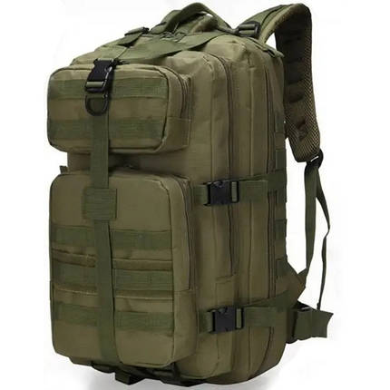 Рюкзак 35 л військовий тактичний Molle Assault A10 олива, фото 1