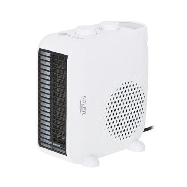 Підлоговий тепловентилятор Adler AD 7725w білий