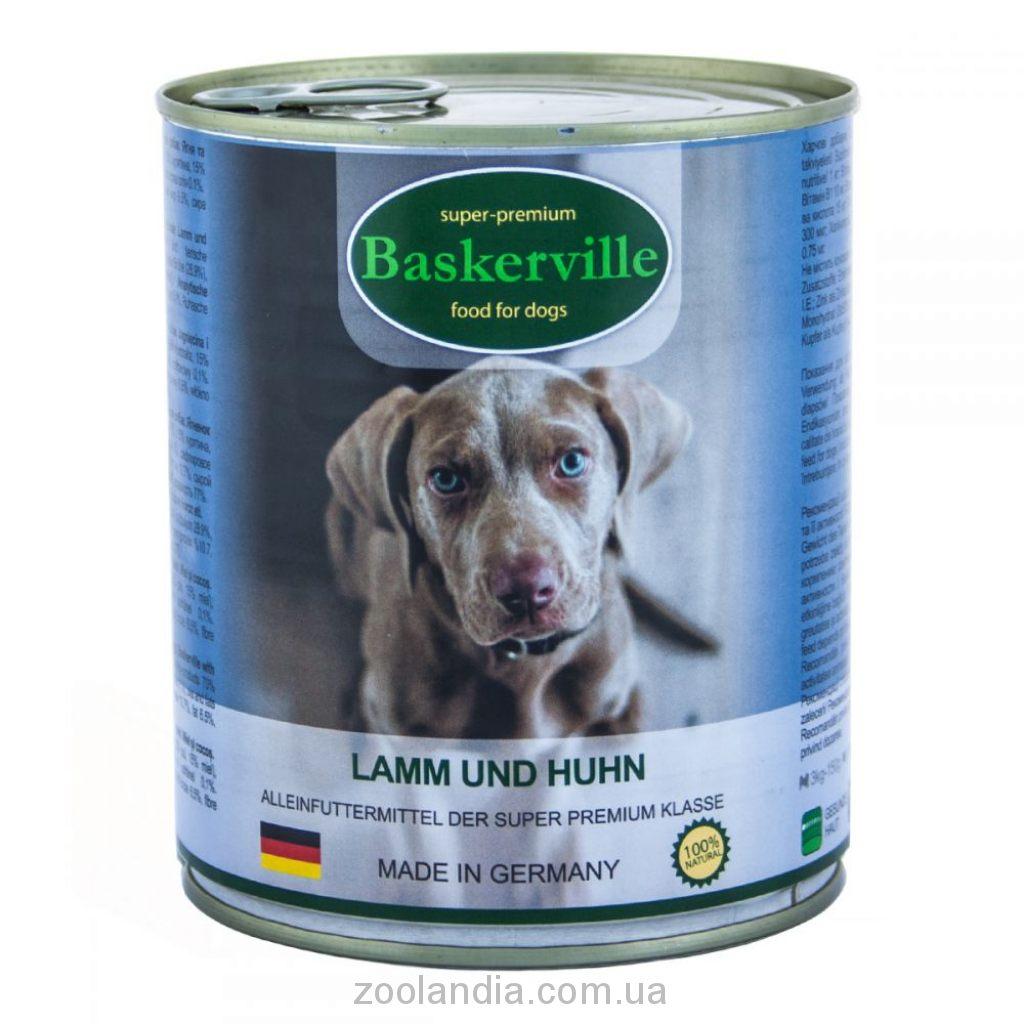 Baskerville Ягня та півень для собак-800гр