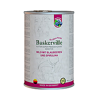 Baskerville Sensitive Оленина з чорницею та спіруліною для собак-400гр