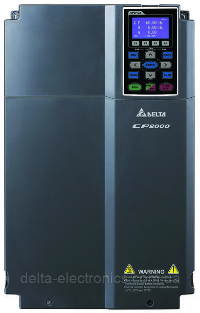 Перетворювач частоти Delta Electronics, 30 кВт, 400В,3ф.,векторний, c ПЛК, VFD300CP43B-21