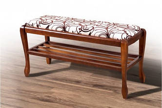 Банкетка Сієста 900 з полицею велика   тм Мікс Меблі