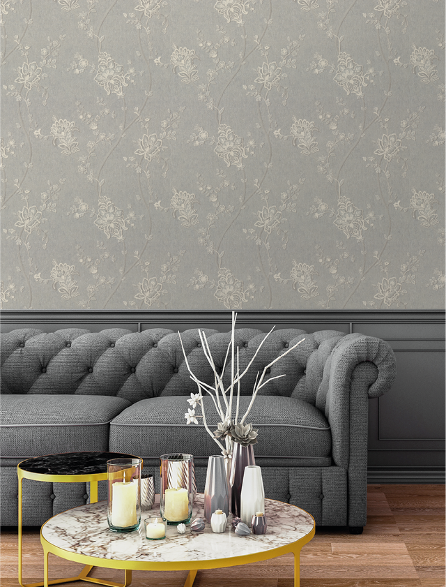 Вінілові шпалери гарячого тиснення Vinil LS Аланья в інтер'єрі Вінілові шпалери гарячого тиснення Vinil LS Аланья в інтер'єрі