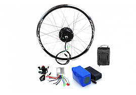 Електронабір велосипедний із мотор колесом 36-48V 350W комплект редукторний