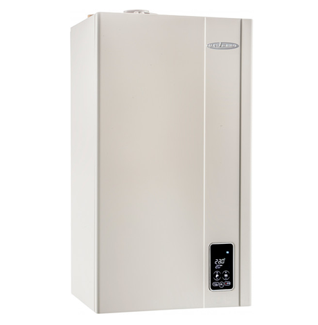 Газовий котел настінний Nova Florida Virgo CTFS 24 кВт 2-конт. турбо РК-дисплей, фото 2