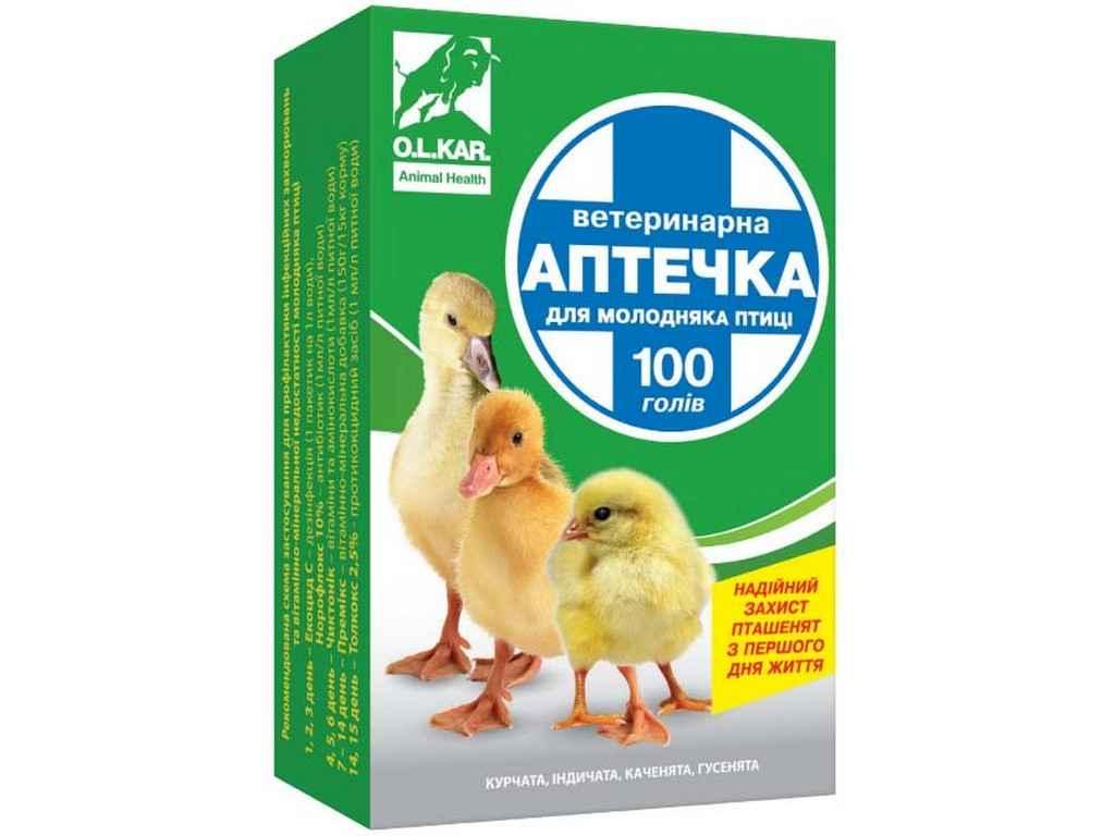 Ветаптечка для молодняка птиці 100 голів ТМ O.L.KAR "Lv" (ID#1692489743 ...