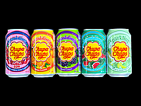 Chupa Chups Sparkling Drink 345 мл / Grape/Strawberry Cream/Orange/Melon Cream