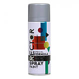 Фарба універсальна Rector 9006 срібляста 400мл, фото 2