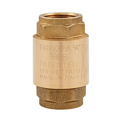 Зворотний клапан із латунним штоком EUROPA