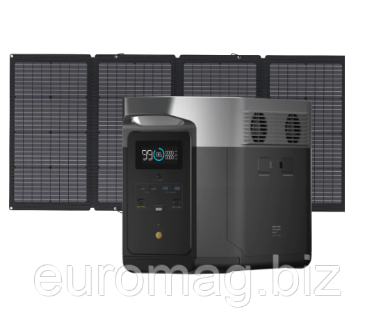 Комплект Зарядна станція EcoFlow DELTA Max (1600)  и Сонячна панель 220 W Solar Panel Bundle