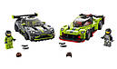 Конструктор LEGO Speed Champions 76910 Aston Martin Valkyrie AMR Pro і Vantage GT3, фото 2