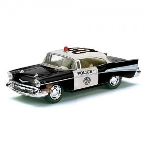 Металева машинка Kinsmart Chevrolet Bel Air (Police) 1957, фото 1
