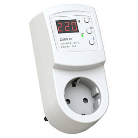 Реле напруги ZUBR R116Y 16A 1F 230V AC розеточне (однофазне)