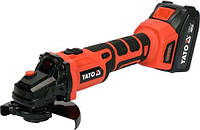 Шліфмашина кутова акумулят.безщіткова YATO:Li-Ion, 18 В, 3 АГод, для диска Ø=125 мм(БЕЗ АКУМУЛЯТОРА) YT-828291