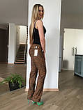 Джинси-штани жіночі леопардовий принт "Red apple" р.30, фото 4
