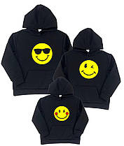Набір 3х толстовок "СМАЙЛ" Парний одяг