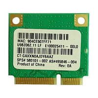 Wi-fi модуль HalfSize Mini pcie Для HP! Qualcomm Atheros AR5B95 (518436-002) 802.11 b,g,n , 150Mbps