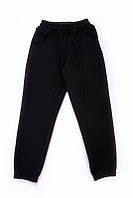 Дитячі теплі штани з начосом чорного кольору Тм АВЕКС розмір 98 см