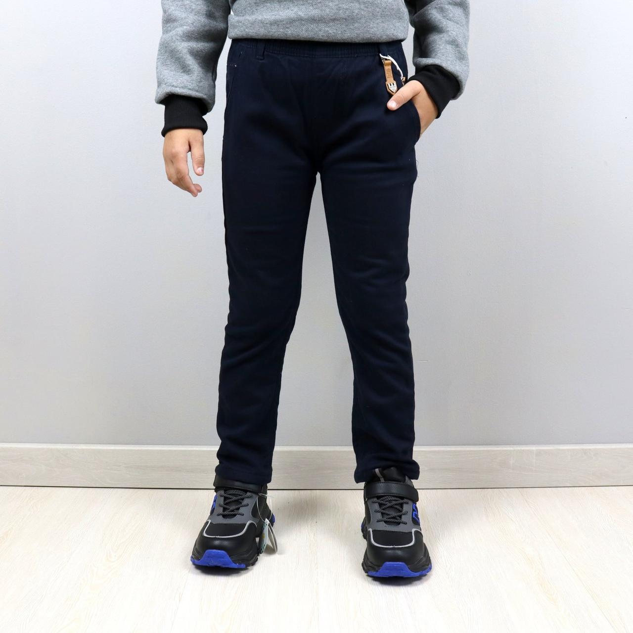 Темно-сині джинси на флісі для хлопчика тм Grace розмір 98 см