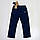 Темно-сині штани для хлопчика на флісі тм Grace розмір 104, 110 см, фото 4