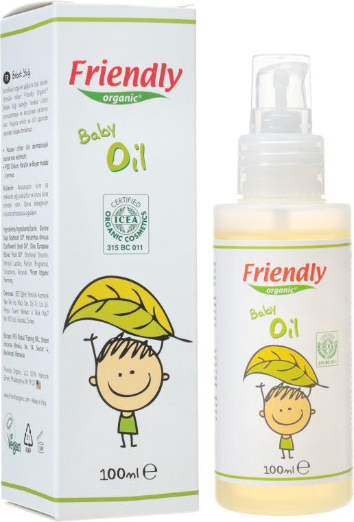 Олія дитяча FRIENDLY ORGANIC, 100мл