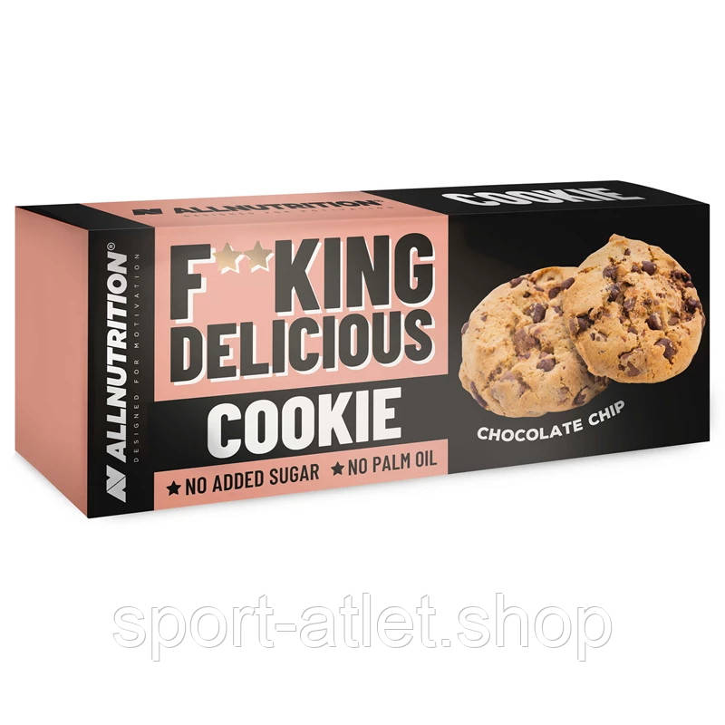 Замінник харчування AllNutrition FitKing Delicious Cookie, 135 грам, шоколадна стружка