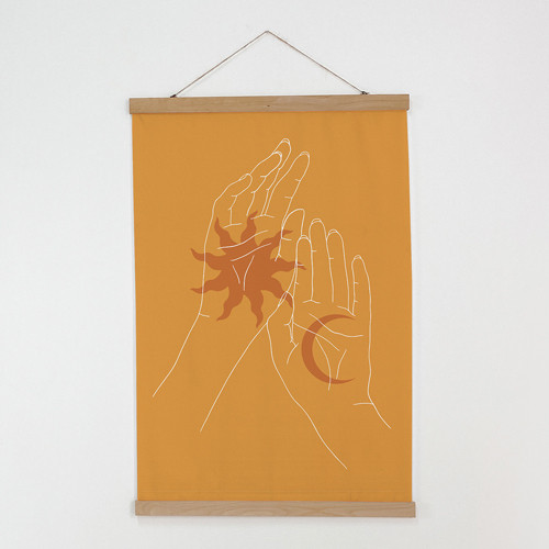 Постер тканинний на стіну Сонце та Місяць 60х93 см (TPSR_22S024), фото 1