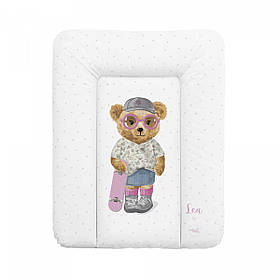 Пеленальный матрас Ceba Baby Fluffy Puffy 70*50 см мягкий, Lea