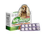 Віталвейс-біо (бад) собака №100 табл блістер з бджолиним пилком ТМ O.L.KAR "Lv"
