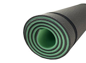 Туристичний килимок (каремат) – Карпати 1800*600* 12 мм зелено-чорний, фото 2