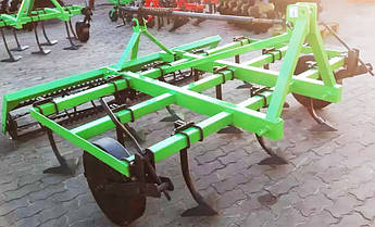 Стрільчатий культиватор 1.5м трирядний суцільної передпосівної обробки грунту на мінітрактор